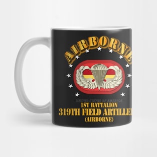 1st Bn 319th Field Artillery Rgt - Airborne w Oval Mug